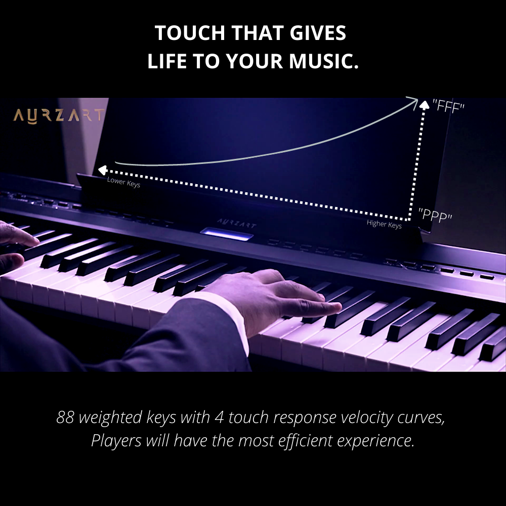 Aurzart AZ-11 88-keys digital Piano