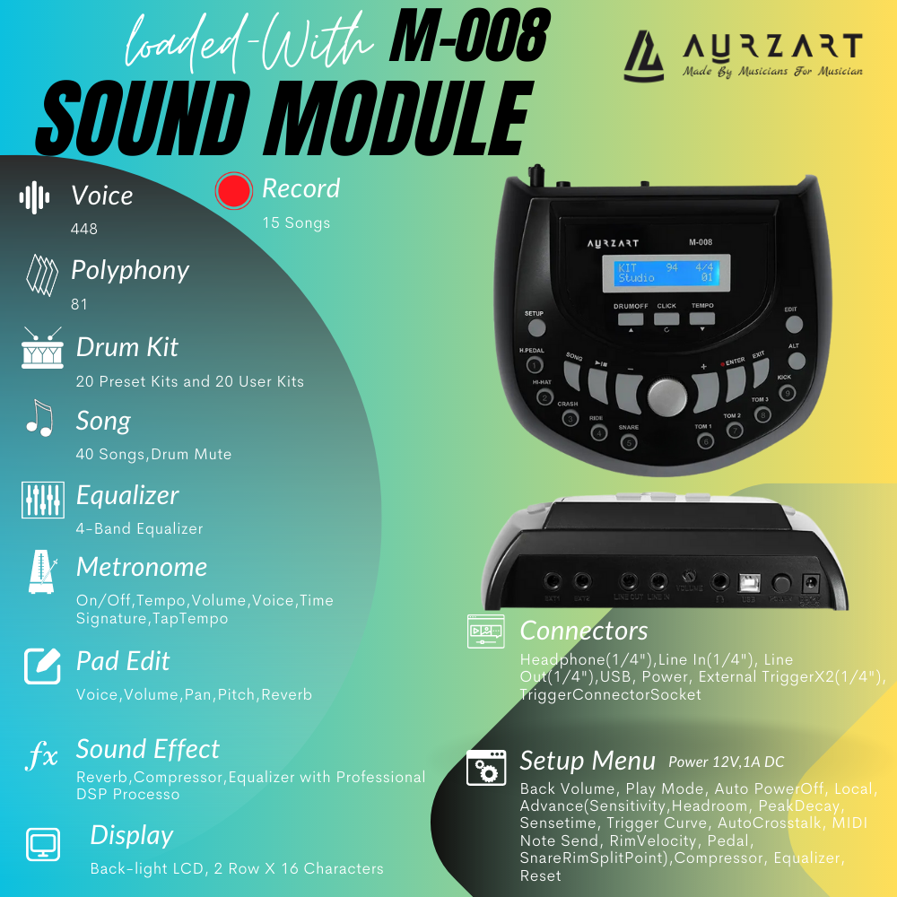 Aurzart AZ-ED008 soundmodule