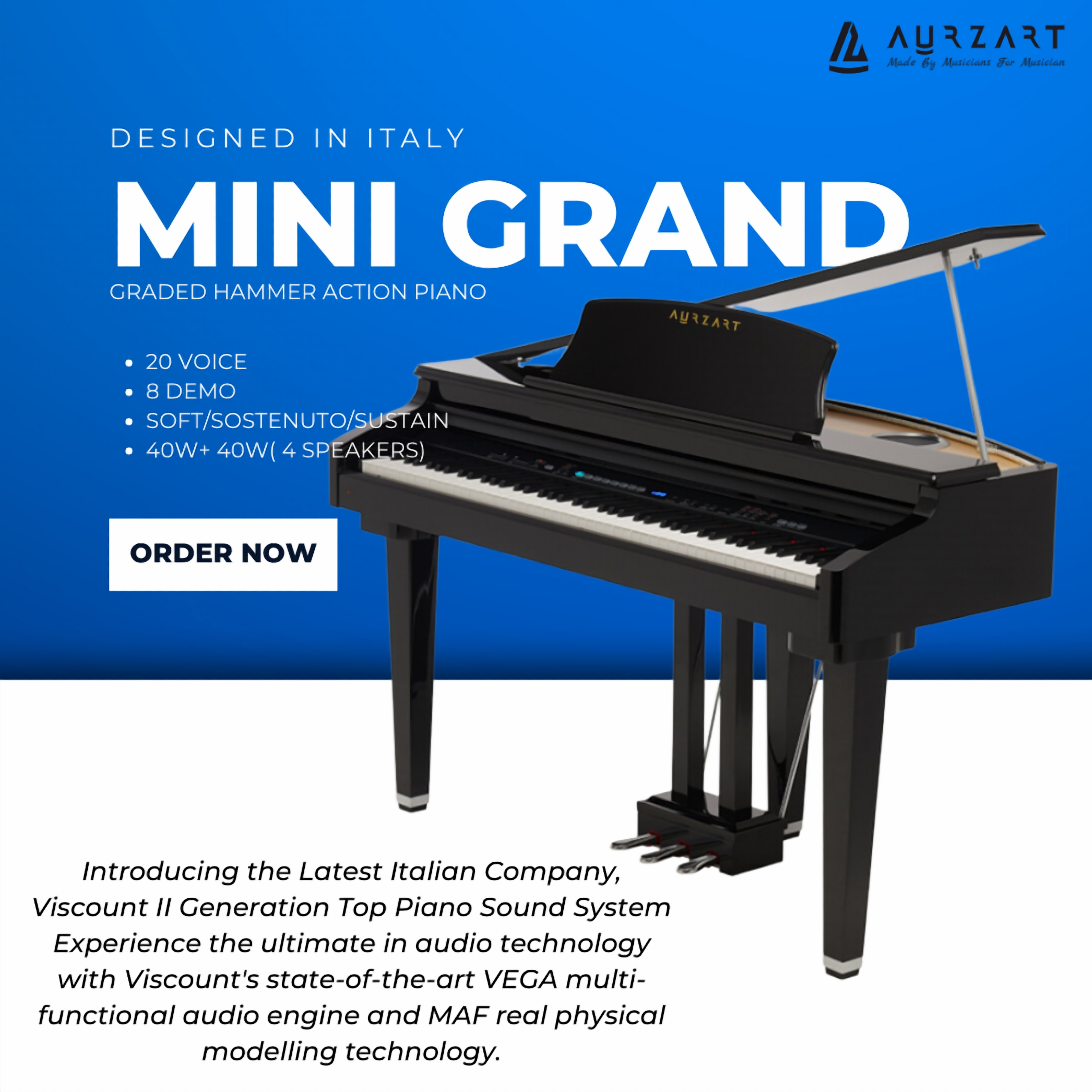 Mini Grand Piano