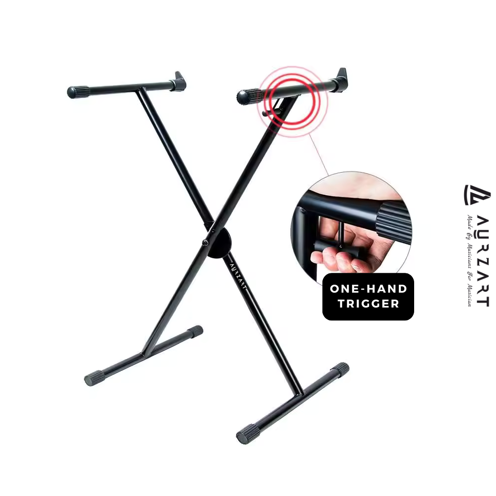 AURZART AZ-KS032 Adjustable Single-X Piano and Keyboard Stand