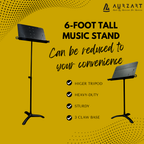 AURZART AZ-MUS020 Music Stand for Sheet Music