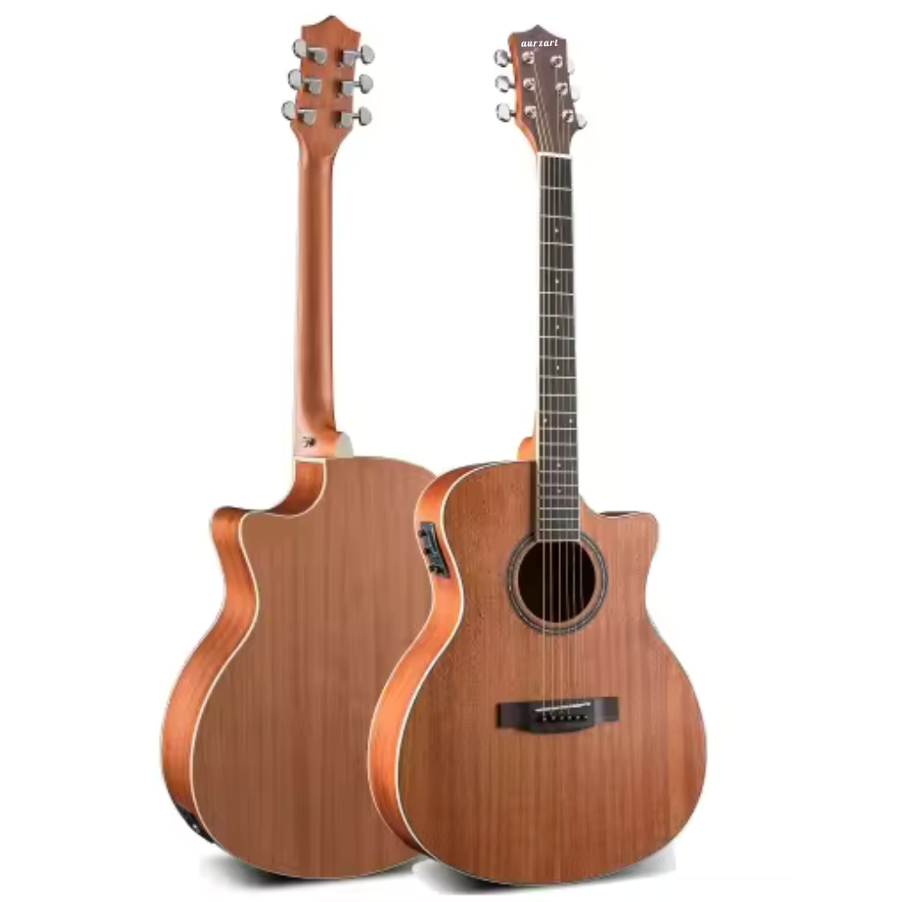 AURZART AZ-X3-MG 41inch Semi Acoustic Full Mahogany Guitars