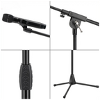 Aurzart AZ-MJ711 Microphone Stand Adjustable Boom Tripod 5KG