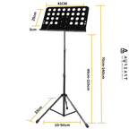 Aurzart AZ-MUS023 Portable Music Stand for Sheet Music Order Now!