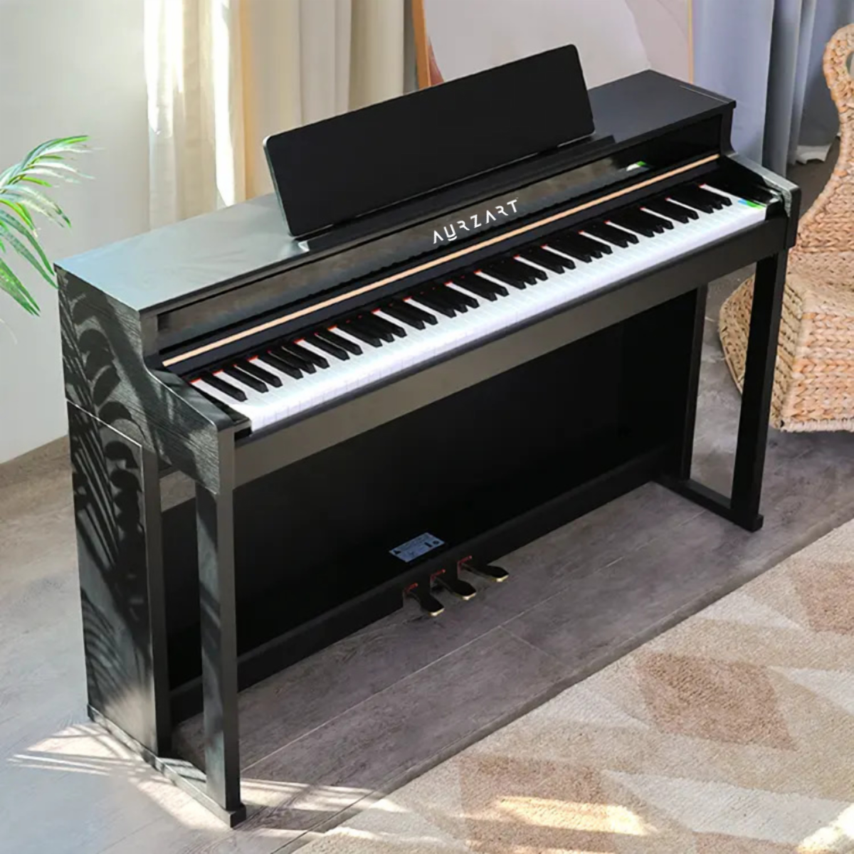 AURZART AZ-110PRO Digital Piano Progessive Hammer Action 88 Keys