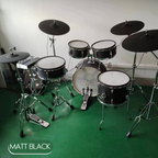 AURZART AZ-ED2000KM All Mesh Head Electronic Drums, Matt Black