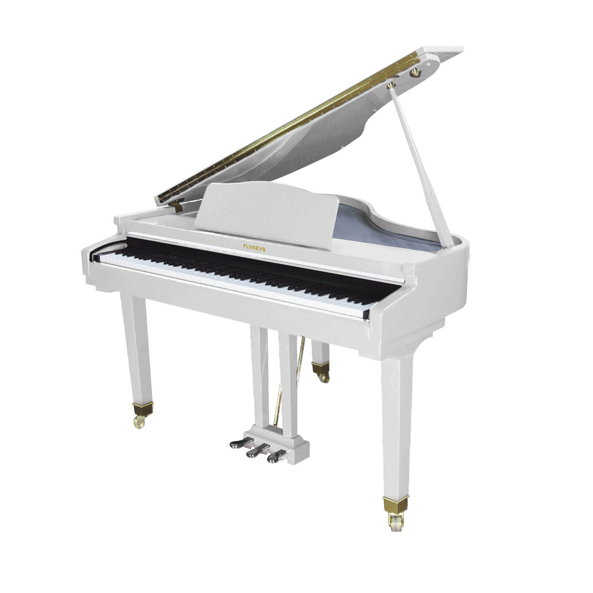 FLYKEYS FGP110 Digital Baby Grand Piano 88 Grand-Response Key