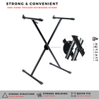 AURZART AZ-KS032 Adjustable Single-X Piano and Keyboard Stand
