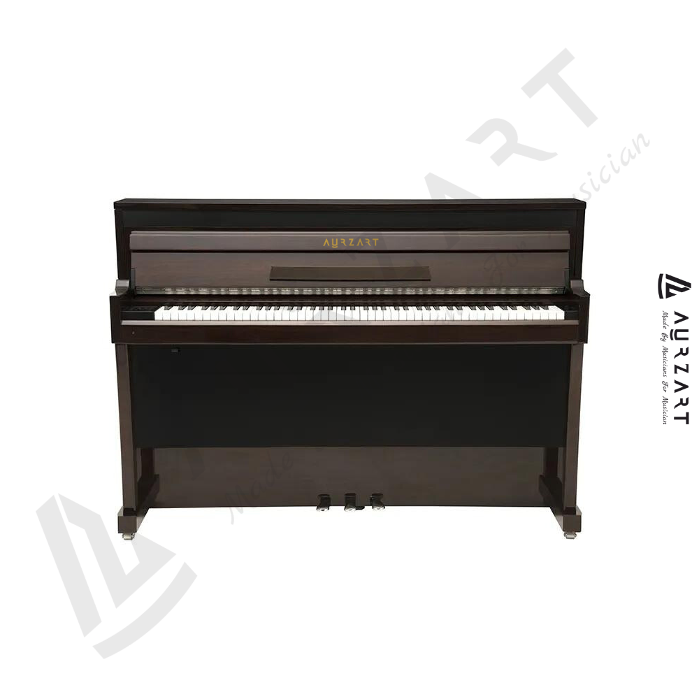 Aurzart AZ-V80 Upright 88 keys Digital Piano Walnut Finish