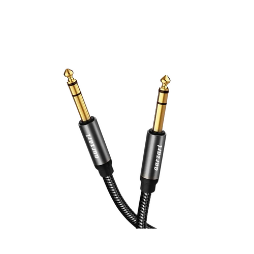 6.35MM 1/4 TRS Male To Male Balanced Stereo Speaker Audio Cable
