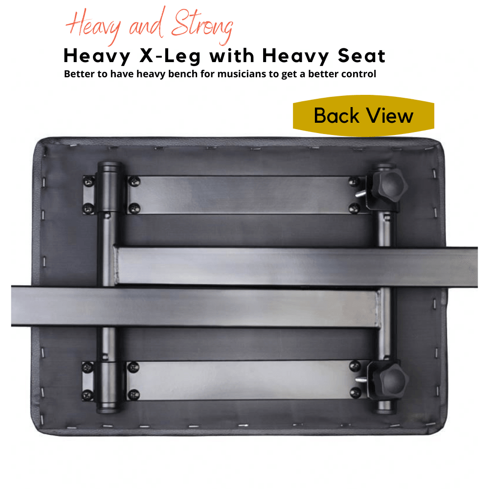 AZ-505 X-Style Adjustable Piano Stool 2022 Model 