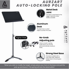 AURZART AZ-MUS005 Orchestra Music Stand for Sheet Music