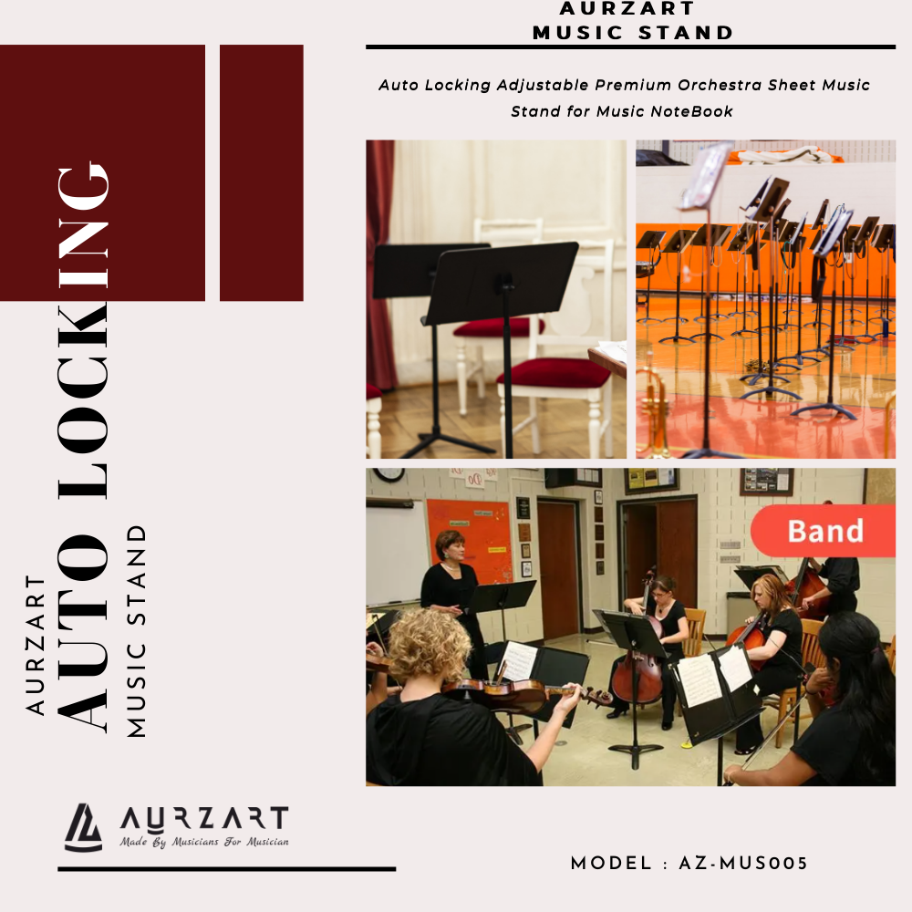 AURZART AZ-MUS005 Orchestra Music Stand for Sheet Music