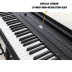 AURZART  Digital Piano display screen