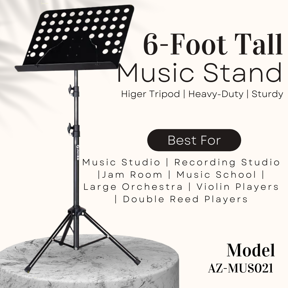 Aurzart 6-foot tall music stand