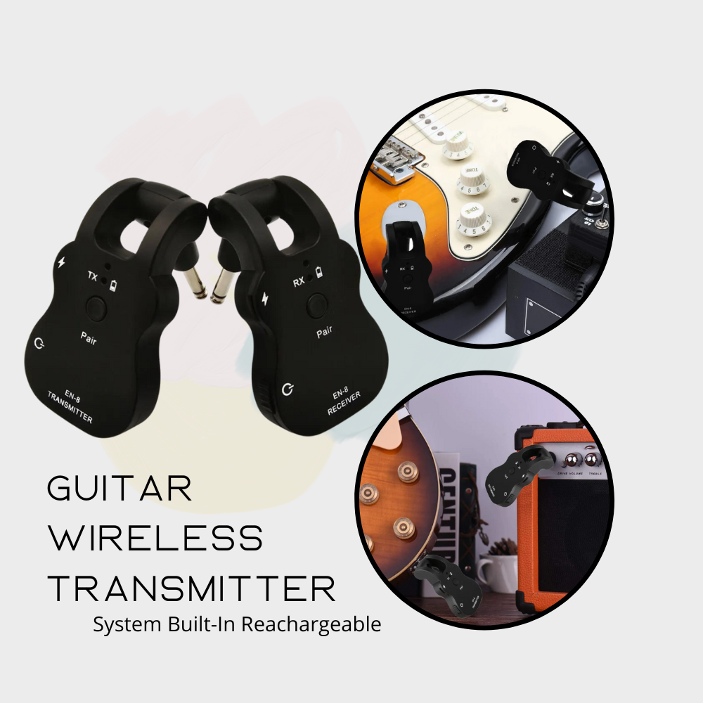 Aurzart AZ-WGT8 Wireless Guitar Transmitter and Receiver