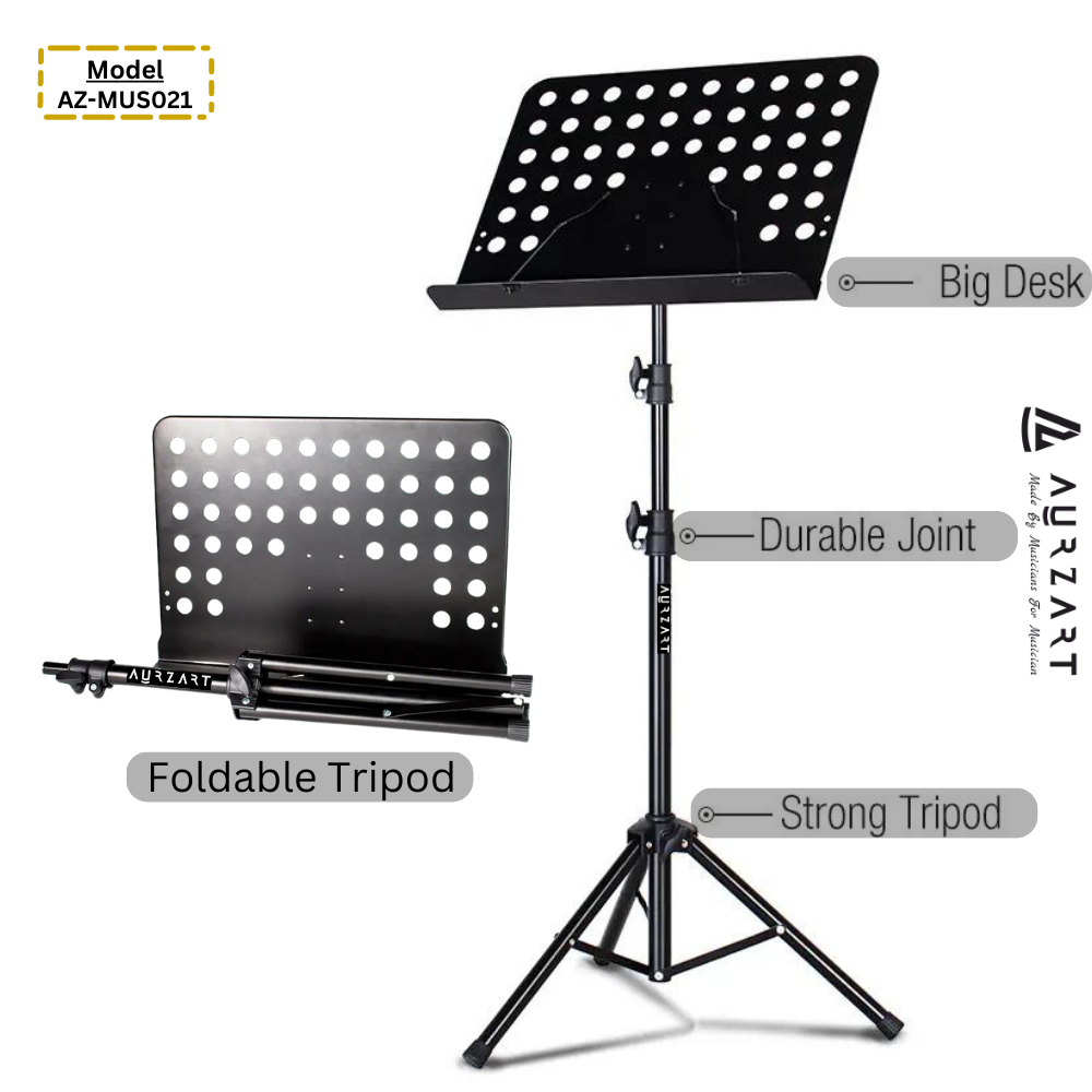 AurzartFoldableMusicStand 