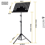 AURZART Music Stand AZ-MUS021 dimensions